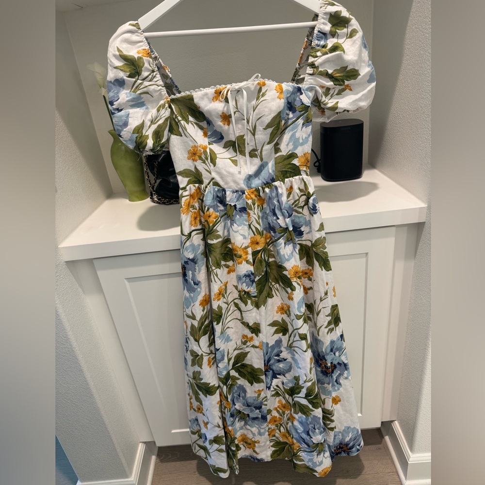 Reformation Marella Linen Dress - Picture 3 of 5